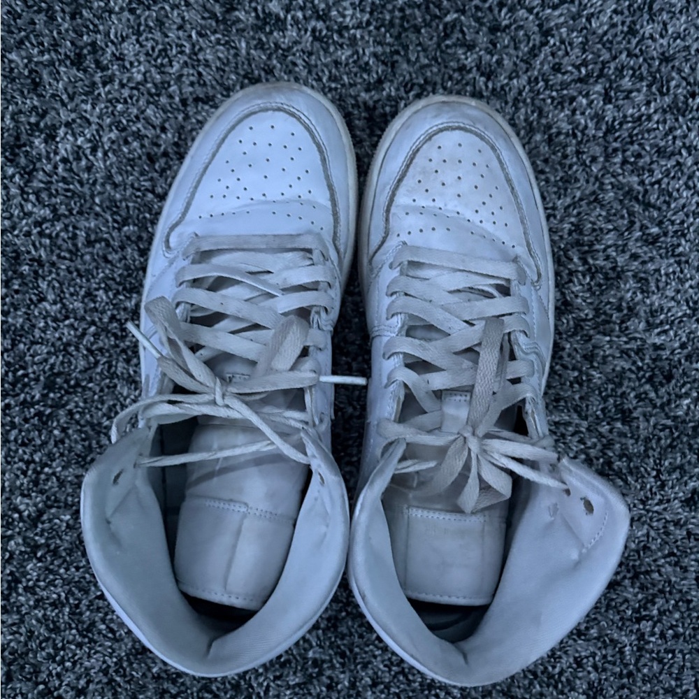 White High-Top Sneakers